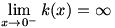 lim(x->0-)k(x)=-infinity
