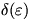 delta(epsilon)
