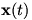 x(t)