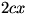 2cx