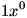 1x^0