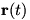 r(t)