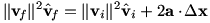 ||v_f||^2=||v_i||^2+2ax