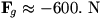 Fg=-600. N 