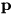 p